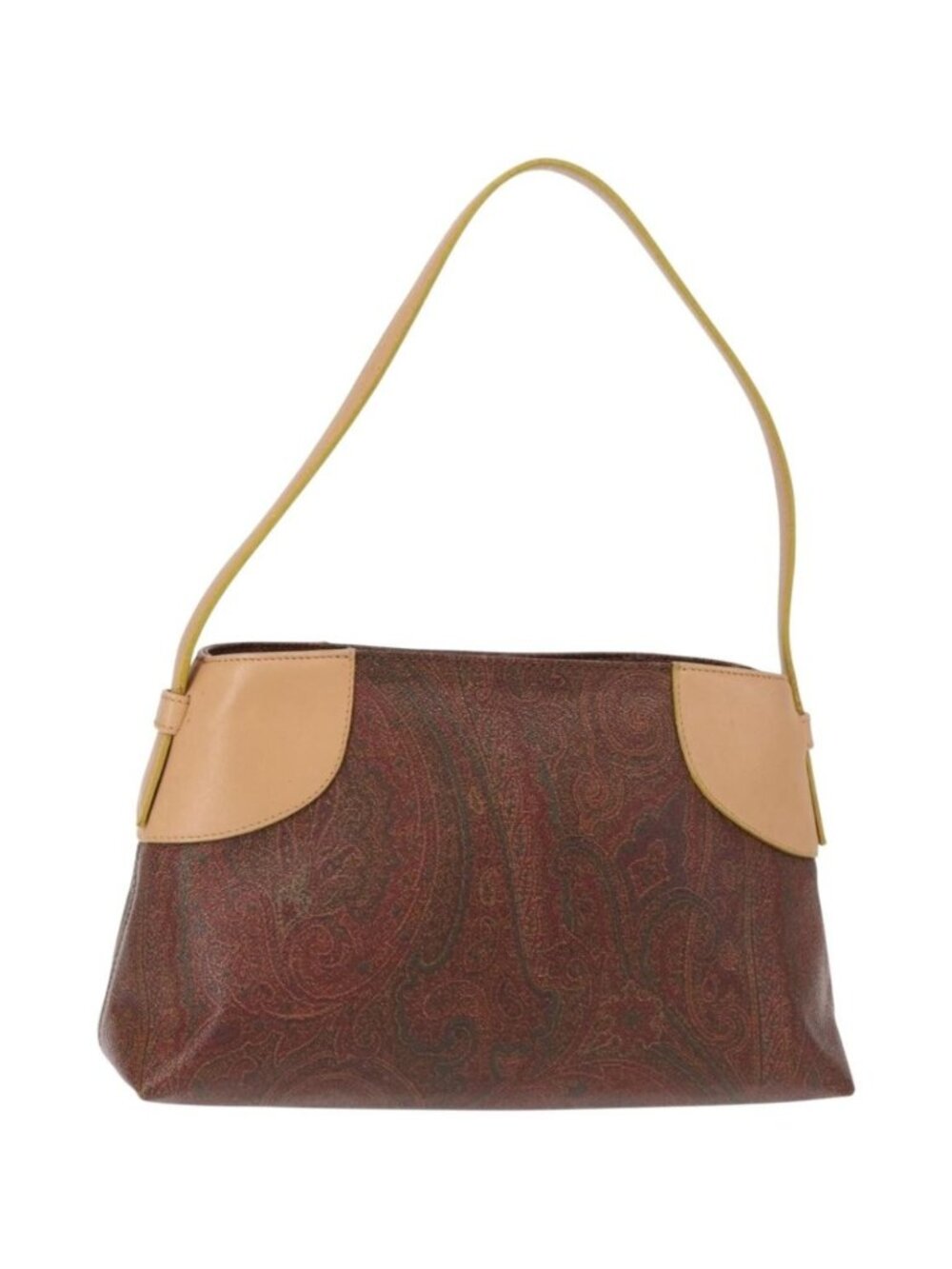 ETRO Paisley Shoulder Bag Canvas Brown